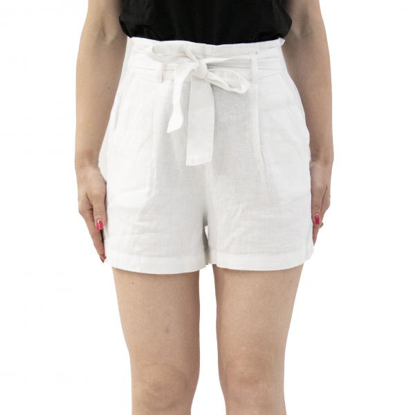 Shorts leggero con cinta tinta unita Only